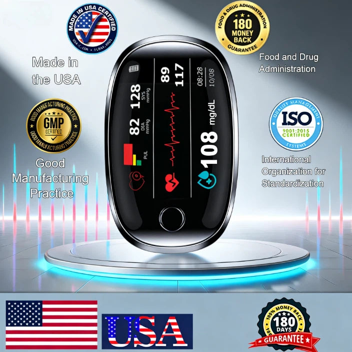 FDA-Registered & Mayo Clinic Recommended. Painless Non-Invasive Glucose Monitor. Made in USA